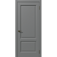 Дверь межкомнатная Дубрава Сибирь Симфония Софт ЛИРА серая, глухое полотно